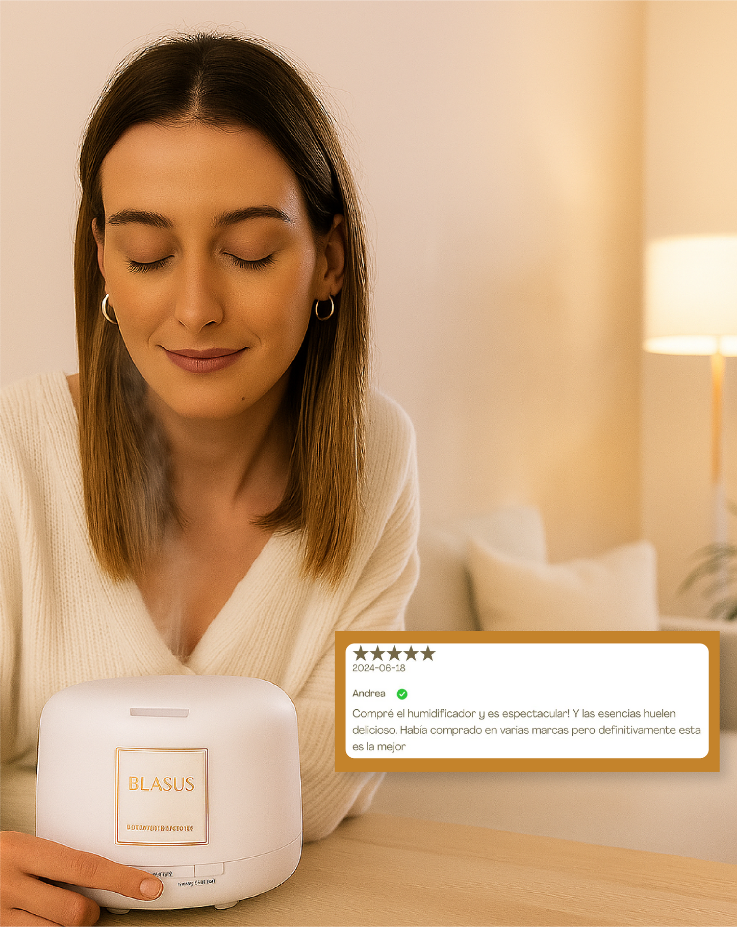 Kit Humidificador 500ml + 3 Sprays + 4 Esencias