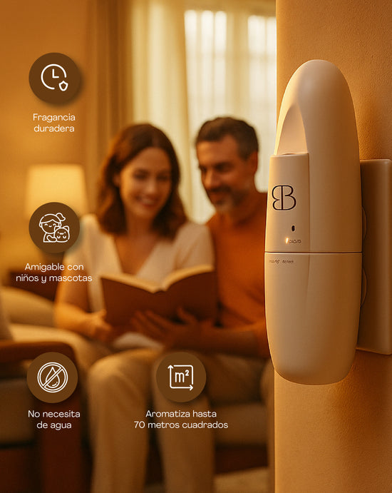 Kit Difusor Inteligente Bluetooth  + 3 esencias