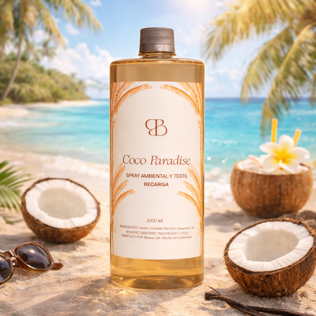 RECARGA SPRAY COCO PARADISE 1L
