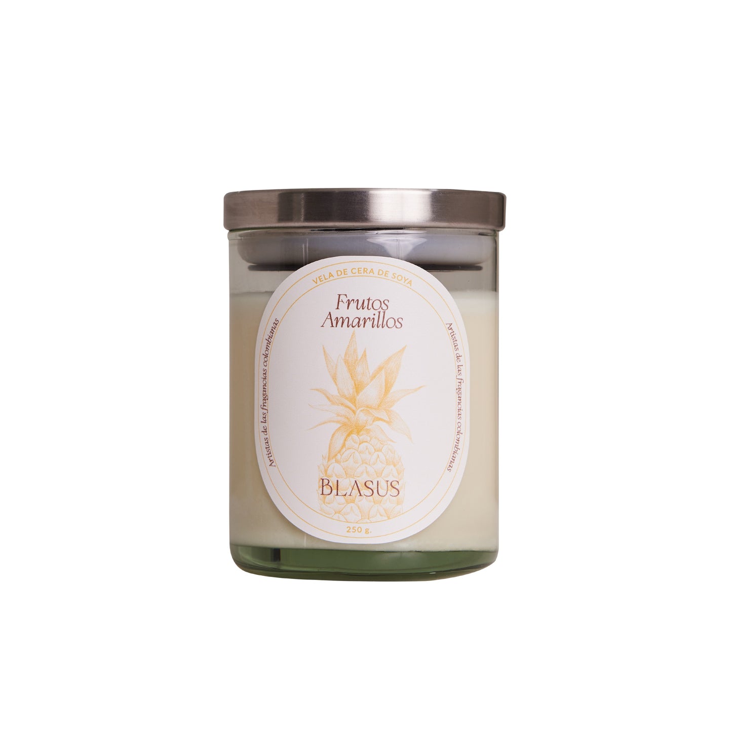 VELA AROMATICA FRUTOS AMARILLOS 250 gr