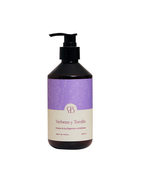 Jabón Artesanal Verbena Tomillo 400 ml