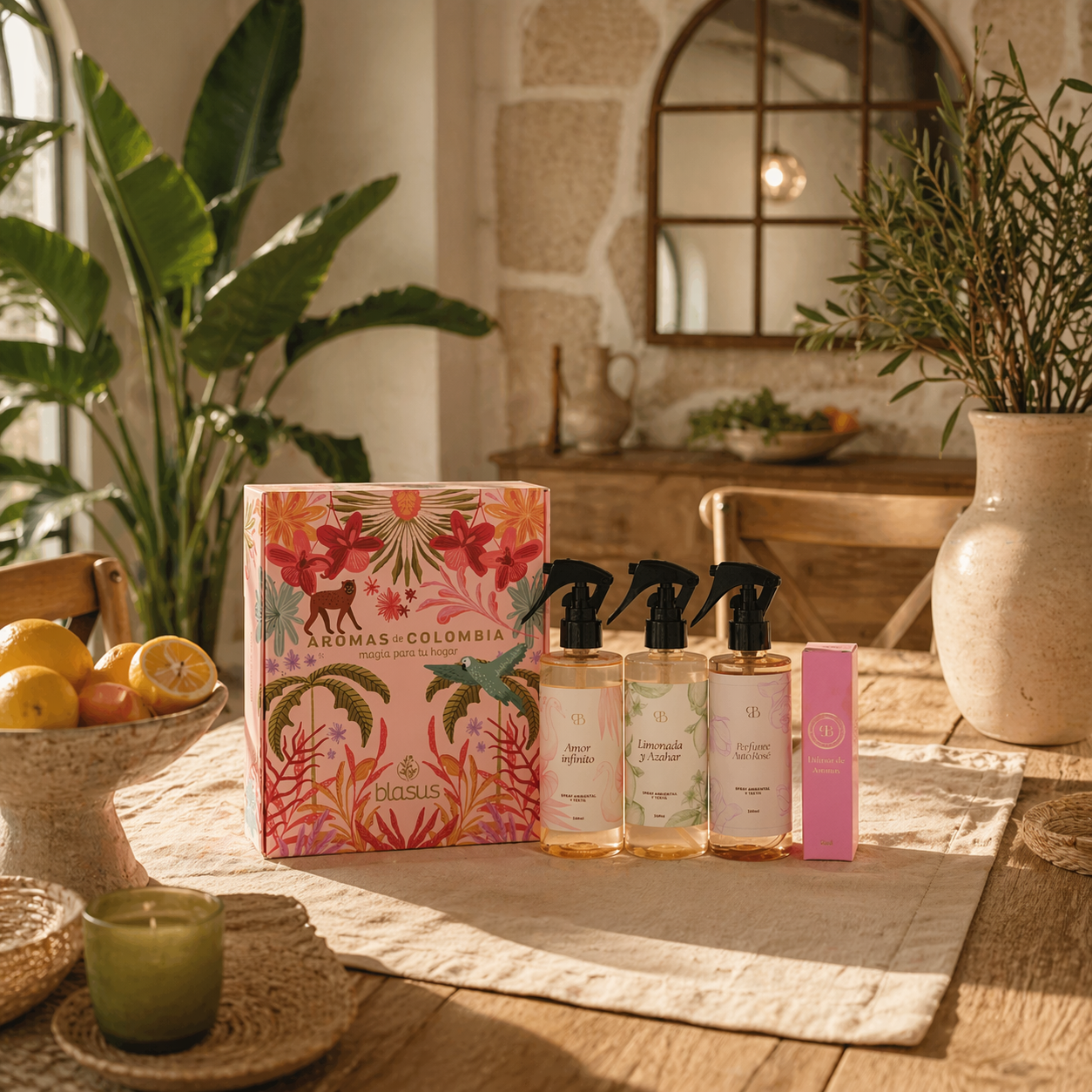 3X2 AROMAS PARA EL HOGAR + Difusor Colgante