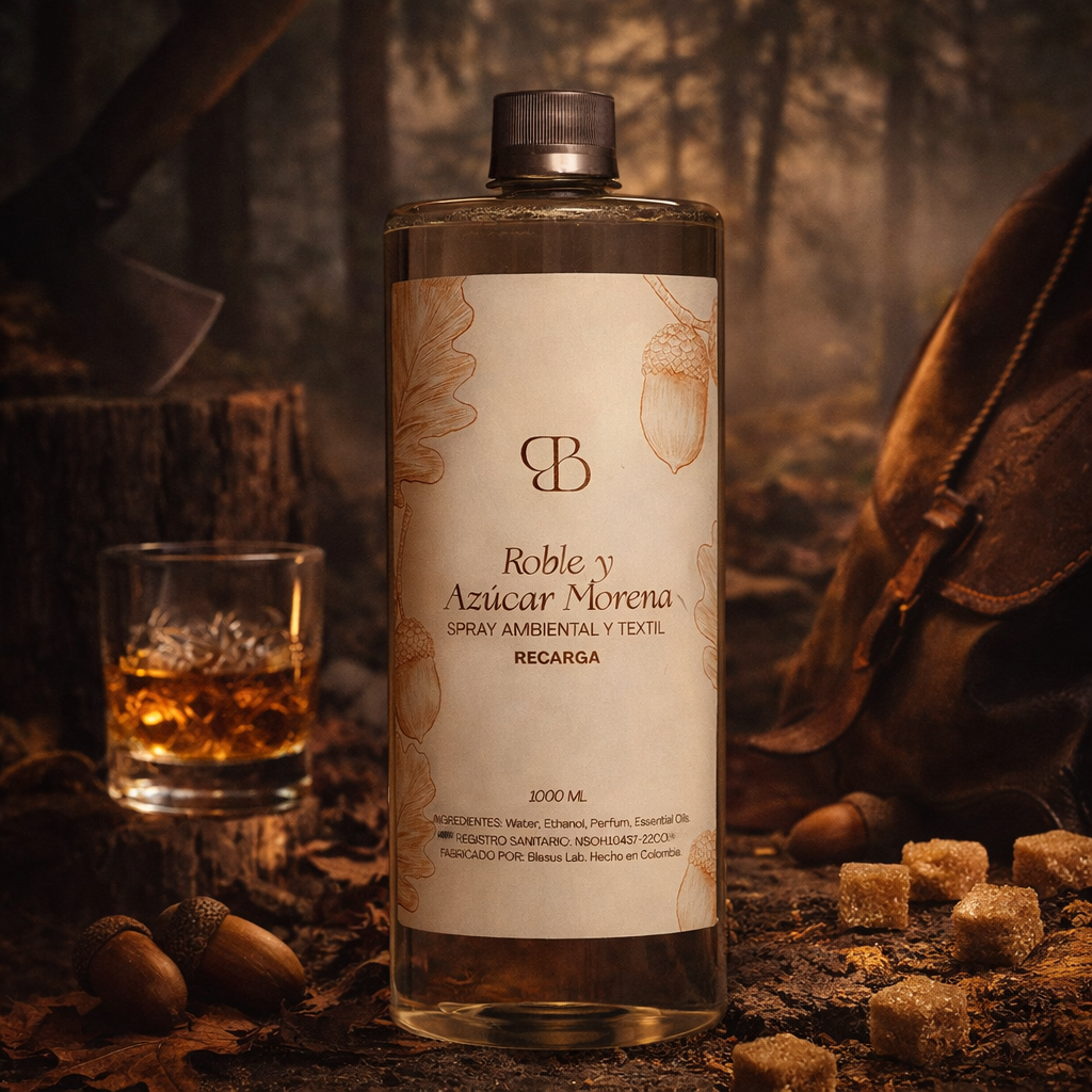 RECARGA SPRAY ROBLE Y AZUCAR MORENA 1L