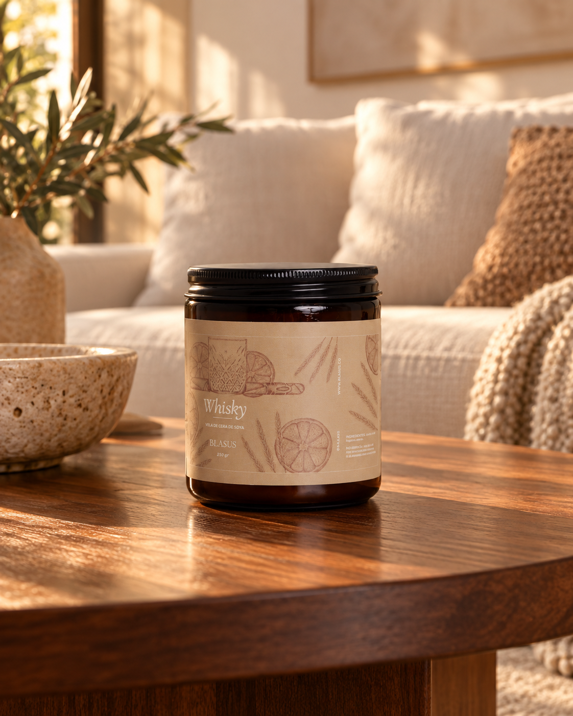 Vela Aromática  Whisky250 gr