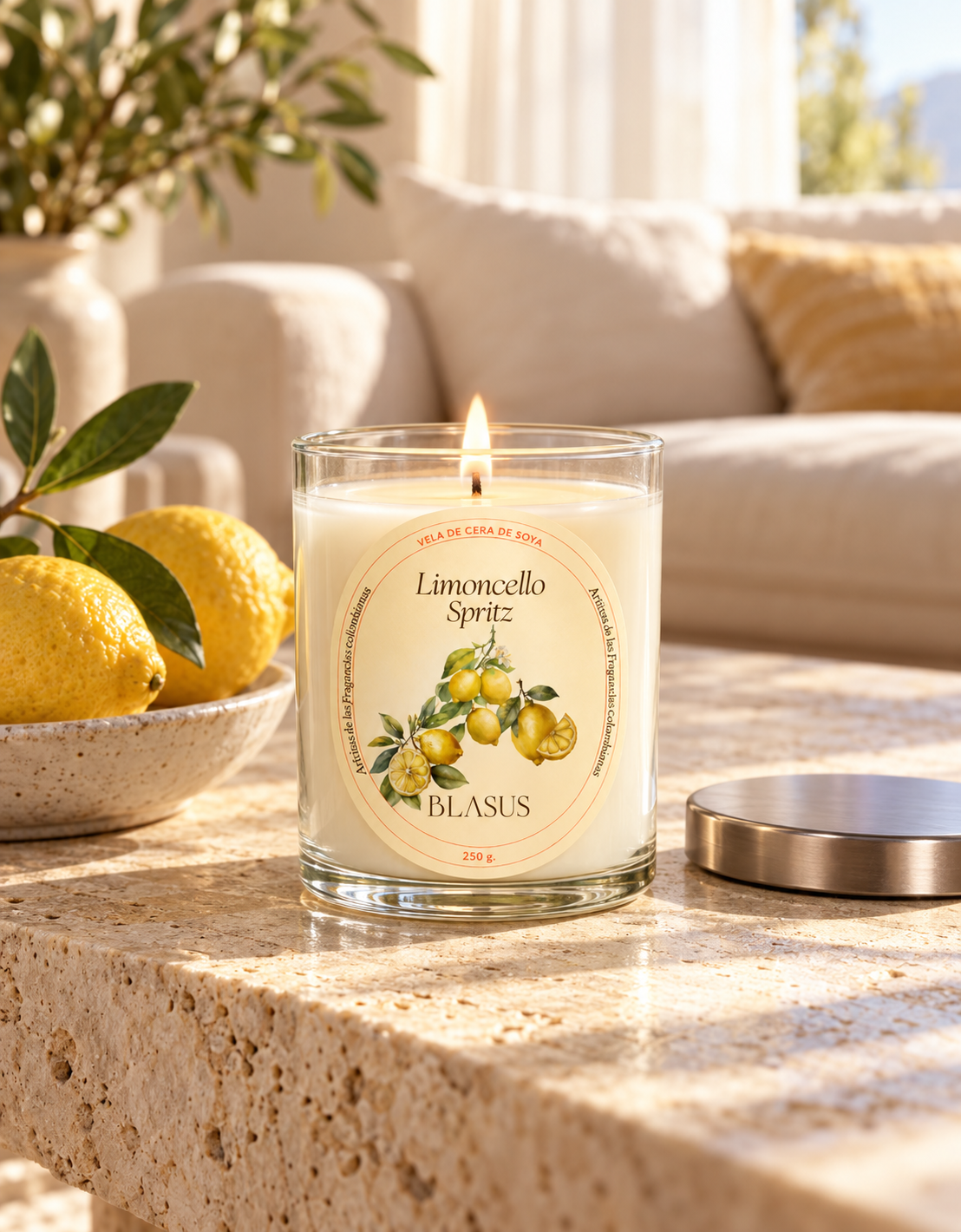 Vela Aromática Limoncello 250 gr